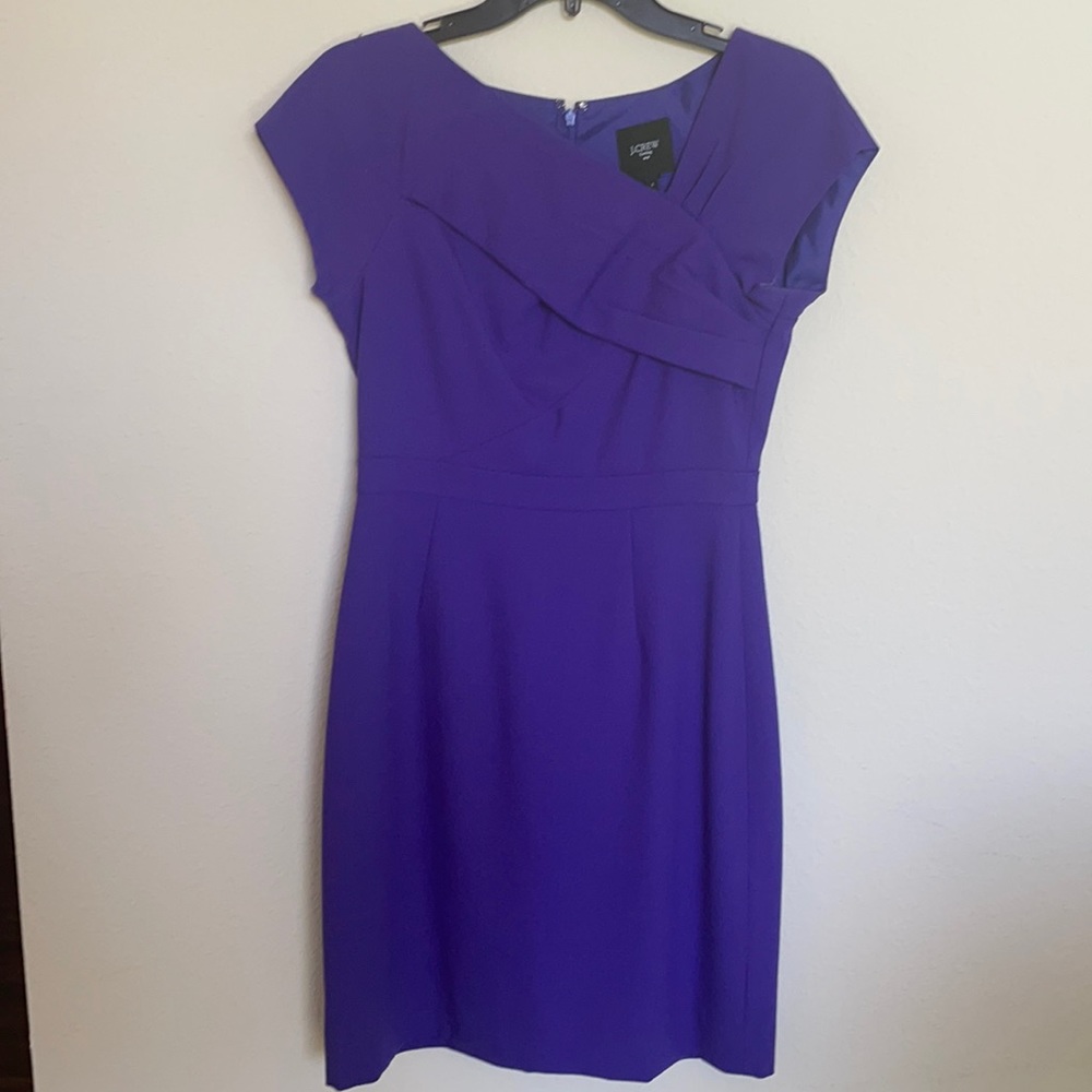 J. Crew Asymmetrical Wool Dress Size 2